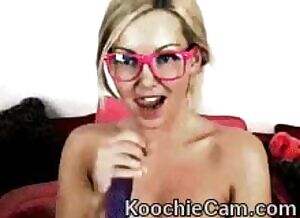 Big dildo, huge glasses