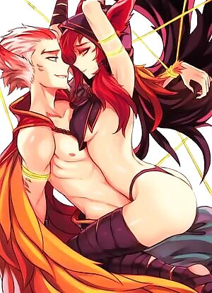 Xayah Grinding on Rakan