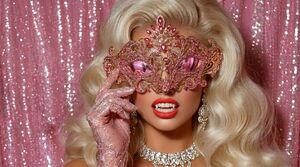 Makeup Fetish Blonde Glamour Jewels Lipstick