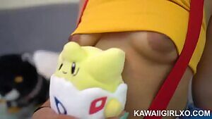 Misty enjoying anal in real life.