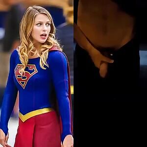 Melissa Benoist seems intimidated by my BBC