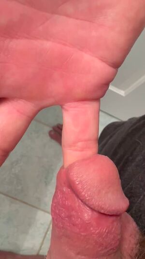 Urethral Sounding Big Dick Homemade Masturbating