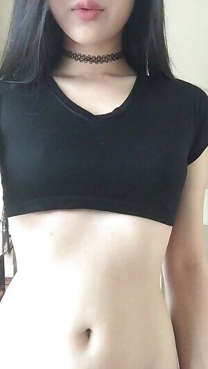 Asian teen tity drop