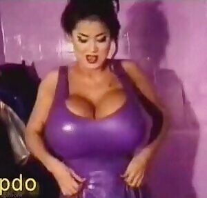 Minka in purple latex