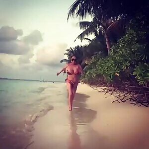 The stress on that bikini