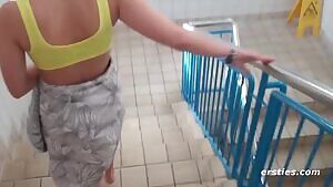 Fun before the pool.