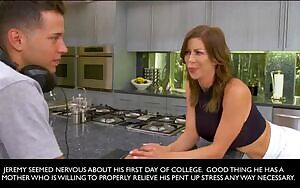 First day of College is always stressful. Alexis has her motherly ways to get her son all sorted out.