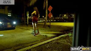 You have to show her your cock, to make sure you're not a cop.