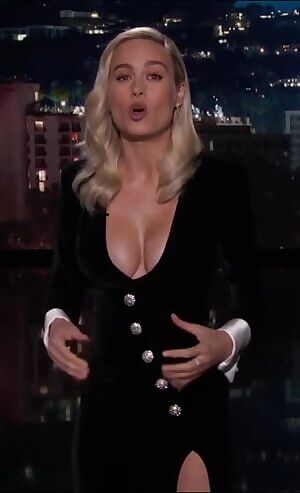 Brie Larson showing you where to jizz