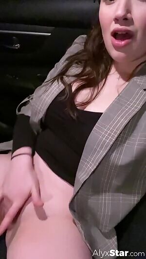 I Fucked Myself To Orgasm In The Back Seat!