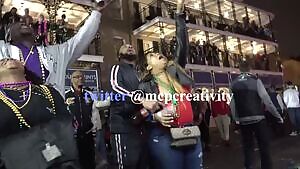 Flashing Tits in New Orleans