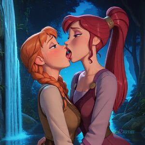 Ecchi Anime Animation Cartoon Hentai Lesbian