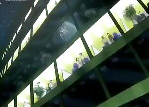 Exposed against the glass