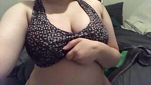 My first titty drop with my new mom boobs. Please be kind 🥰