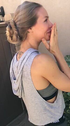 Sneaking in the neighbor's yard