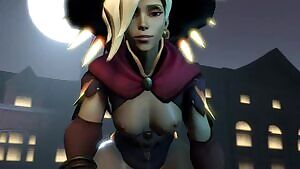 Witch Mercy PoV, audio and behind angle in comments