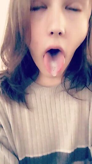 My face is gonna get stuck like this 👅💦