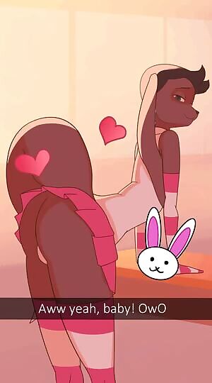 Rabbit Fox Nude Booty Shake