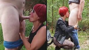 Fucking hubby and the car