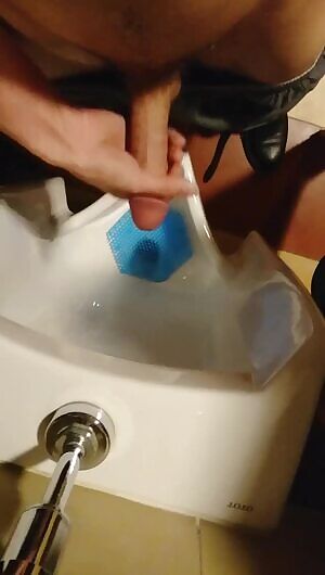 Shooting a load in public