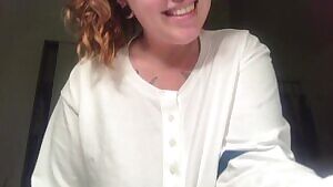 Pulling my big titties out