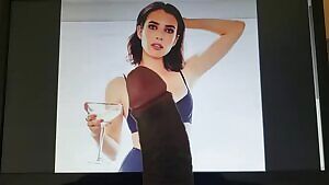 Splattering Emma Roberts with all of my jizz