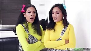 Alina Belle, Maya Farrell - My Stepsisters Fucked Me To Get Into The Club