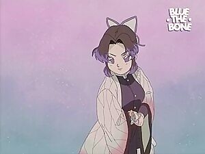 Shinobu's wardrobe malfunction