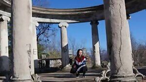 PUBLIC RISKLY BLOWJOB WITH A BEAUTY TEEN