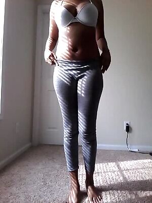 Stripping out of my leggings