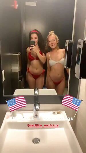 Alexis with a friend