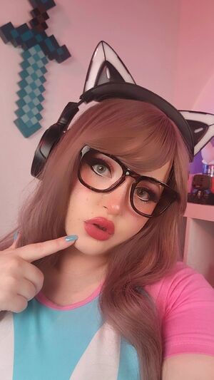Gamers Brunette Catgirl Clothed Cute