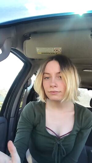 A quick flash while waiting in the parking lot