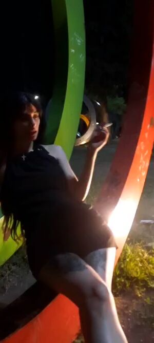 Cigar fetish Outdoor Sexy Smoking