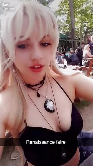 Lexi Belle Snapchat Ren Faire