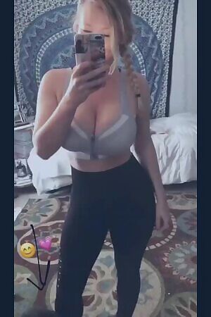 Industrial strength sports bra required