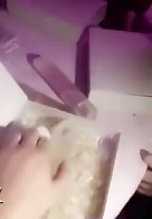 Chrissy Teigen Suggestive Rub