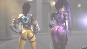 Tracer x Widowmaker
