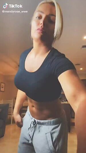 Mandy Rose in sweatpants