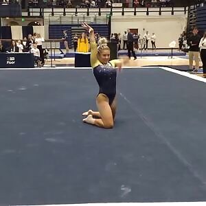 College gymnast