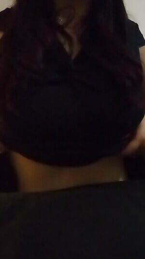 irst ever titty drop. getting out of my work clothes..