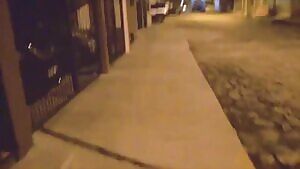 Nude night walk after a relaxing shower :)