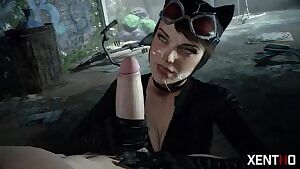 Catwoman messy facial