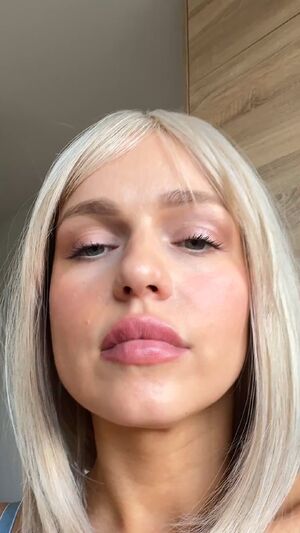 Beautiful Blonde Teasing