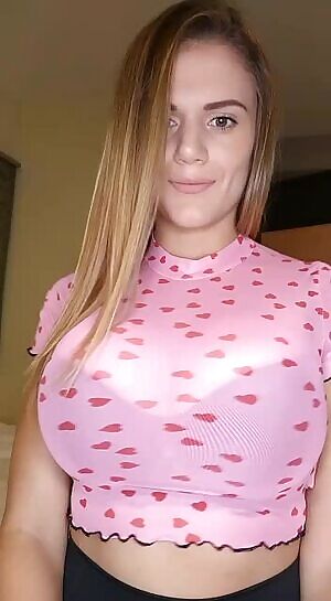 My big fake tits on Valentine’s Day ☺️