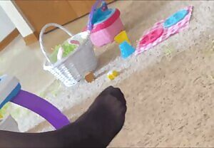 Still take sneak shots of my fiancés pantyhose feet ;)