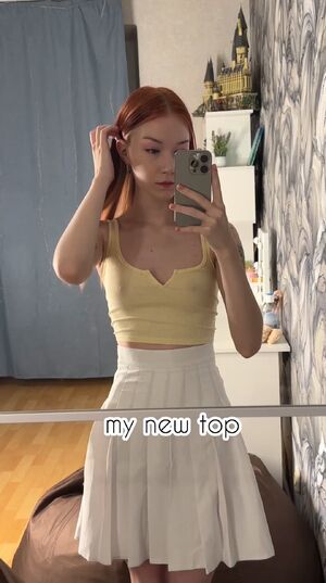 Clothing Fetish Redhead Skinny Skirt Teen