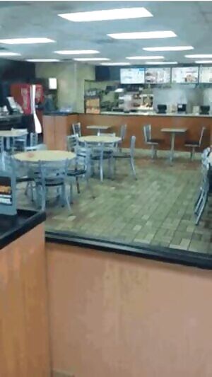 Lesbians Caught in Cafe