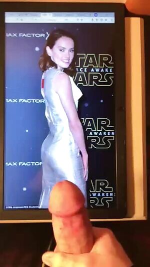 My bud jerkin off 2 Daisy Ridleys ass before giving Emilia Clarke a huge cum tribute - I feed him pics all night until he ready 2 cover her in cum - if u have a big cock and like 2 show off I can feed u 2 - second screen required - add hertsgirls on k1k