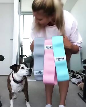 Ad for workout bands